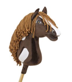 Hobby Horse Brauner im Westernlook — handgenähtes Steckenpferd