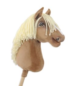 Hobby Horse Haflinger — handgenähtes Steckenpferd