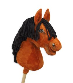Hobby Horse Hellbrauner — handgenähtes Steckenpferd