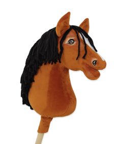 Hobby Horse Hellbrauner II — handgenähtes Steckenpferd
