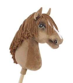 Hobby Horse Hellfuchs — handgenähtes Steckenpferd