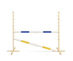 Hindernis 160 cm, zwei Stangen