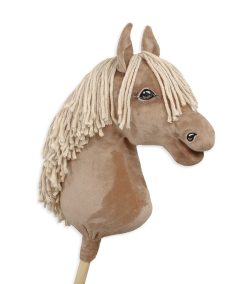 Hobby Horse Palomino — handgenähtes Steckenpferd