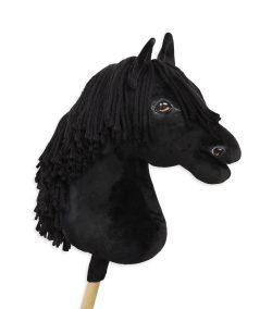 Hobby Horse Rappe — handgenähtes Steckenpferd