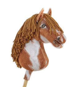 Hobby Horse Schecke II — handgenähtes Steckenpferd
