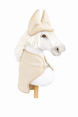 Set A3: Decke + Fliegenohren — Hobby Horse Zubehör von Galoppherz